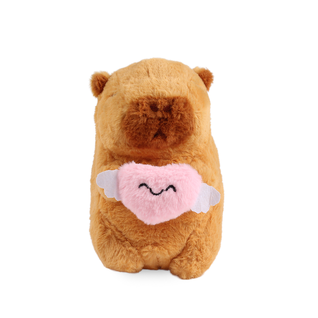 PELUCHE CAPIBARA LOVE MOD. Y710 21CM.